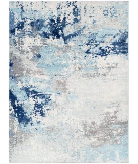 Surya Chester CHE2346 Dark Blue Aqua Area Rug 7 ft. 10 in. X 10 ft. 3 in. Rectangle