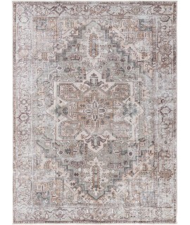Surya Embrace EMA2308 Taupe Light Grey Area Rug 2 ft. 8 in. X 7 ft. 10 in. Runner