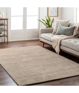 Surya Helen HLE2301 Oatmeal Medium Gray Area Rug 5 ft. X 7 ft. 6 in. Rectangle