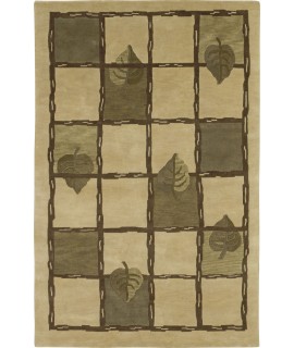Surya Mugal IN1062 Olive Beige Area Rug 5 ft. X 8 ft. Rectangle