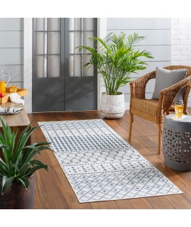 Surya Long Beach LBH2330 Light Grey Taupe Area Rug 2 ft. 7 in. X 7 ft. 3 in. Runner