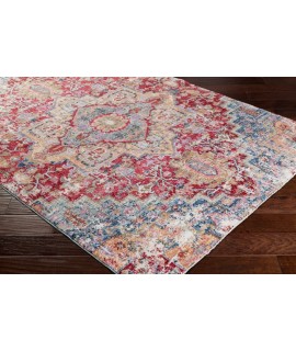 Surya Rumi RUM2307 Dark Red Bright Pink Area Rug 9 ft. X 12 ft. 10 in. Rectangle