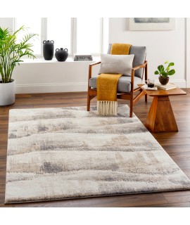 Surya Tuscany TUS2345 Ivory Beige Area Rug 7 ft. 10 in. Square Square